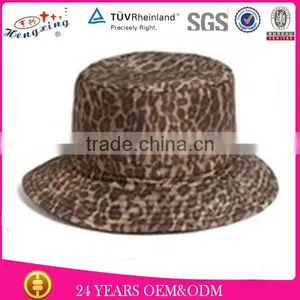 2014 Fashion Leopard Printed Bucket Hat/Custom Fashion Sports Caps thumbnail-1