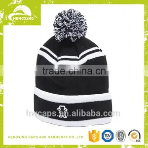 High Quality Wholesale Cheap Custom Knitted Beanies Hat Winter Hat thumbnail-6