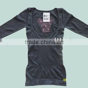 Seamless Lady Corset T-shirt Body Shaper thumbnail-1
