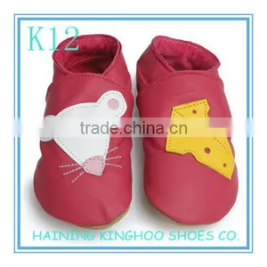 New Design Genuine Leather Soft Sole Kids Shoes thumbnail-1