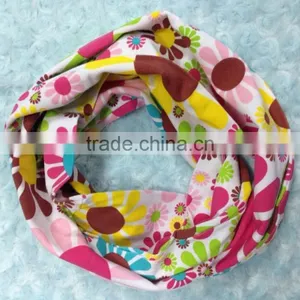30 Colors Infant Toddlers Wave Loop Chevron Infinity Scarves Baby Accessories 20*120cm Baby Cotton Infinity Scarf Women thumbnail-4