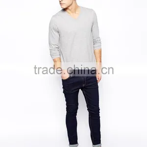 Long Sleeve T-Shirt With V Neck 5 Pack Save 25% China Products thumbnail-1