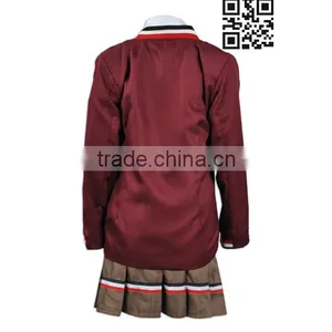 Wholesale School Dress School Unifrom Design Girls Skirt thumbnail-4