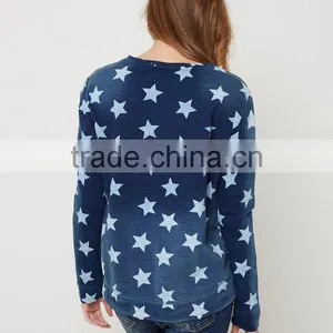 Custom Women All Over Printed Long Sleeve Sport Camo Thin Sweatshirts thumbnail-3