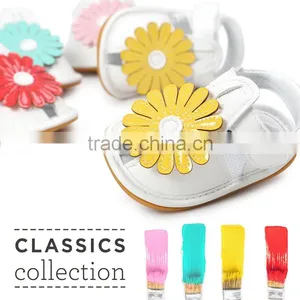 Sunflower Baby Summer Sandals, Baby Leather Sandals thumbnail-1