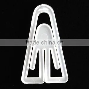 Plastic A Shape Garment Clips thumbnail-1