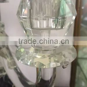 Hot Sale! Latest 34cm Multifunctional 5 Arms Crystal Candle Holder For Decoration thumbnail-3