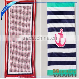 Custom Printing Beach Towel Wholesale in China thumbnail-1