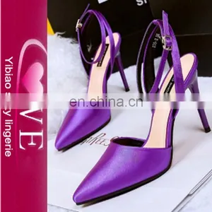 Fashion Ladies Girls Gigh Geel Sandals Pictures Summer Pencil High Heel Sandals thumbnail-6