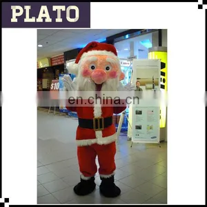 "Smile" Christmas Cartoon Adult Walking Costume, Plus Size Santa Claus Costume thumbnail-1