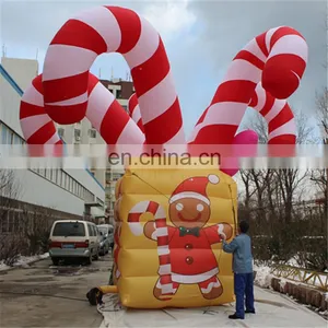 Airblowing Giant Inflatable Christmas Decorations,/inflatable Christmas Candy Stick thumbnail-2