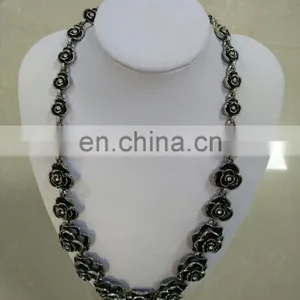 2015 Fashion Necklace ,antique Flower Necklace thumbnail-1