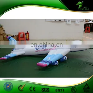 Advertising Replica Inflatable Small Jet , PVC Sealed Inflatable Airplane , Hanging Inflatable Aircraft Balloon thumbnail-3