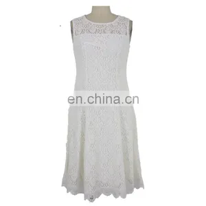 Crochet Lace Dress Women Evening Dress Occasion Wear thumbnail-5