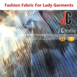 ShaoXing JC Soft Handfeel Twill Knit Fabric 100 Polyester Knit Fabric thumbnail-1