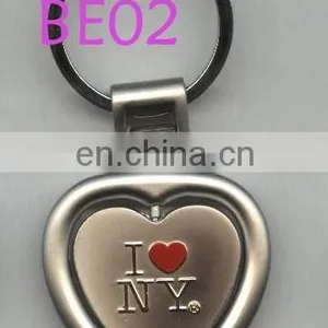 Personalized Human Red Heart Shaped Meta Keychain for Couple thumbnail-2