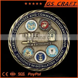 Metal Coin With Gear Edge/antique Coin Made of Zinc Alloy thumbnail-2