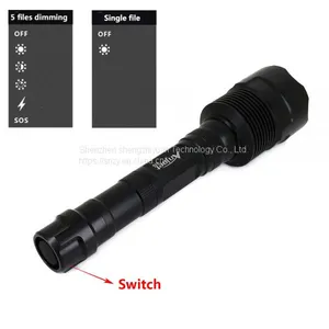 LED Torch Light Lamp 5 Mode Switch Super Bright 3xXML XM-L T6 Single File LED Hunting Flashlight Lanterna 3T6 thumbnail-5