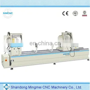 Aluminium and UPVC Profiles Semi-Automatic Double Head Cutting Saw Machine thumbnail-1