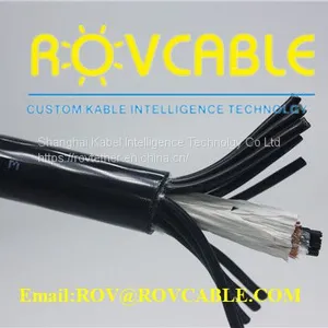 Twisted Pair Signal ROV Tether Underwater Coaxial Cable for Camera System thumbnail-3