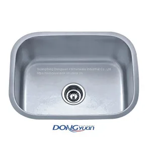 2318 Single Bowl Undermount Rectangular Stainless Steel Sink (862) thumbnail-1