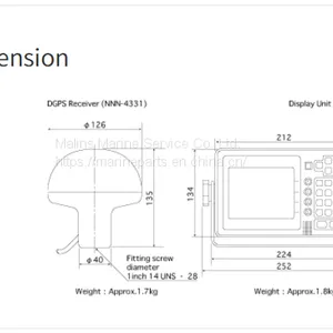 JRC JLR-7700MKⅡ DGPS NAVIGATOR thumbnail-2