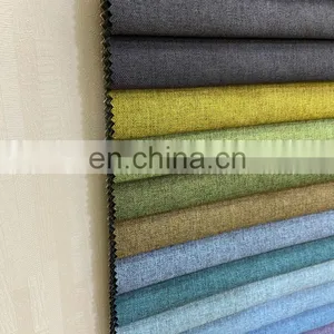 Sofa Fabric High Quality Upholster 100% Polyester Woven Trending Products Coating Sofa Linen Look Fabric thumbnail-3