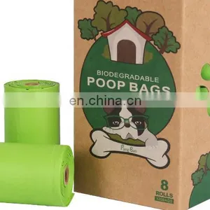 Amazon Hot Sale Biodegradable Pet Waste Bag PLA Cornstarch Pet Waste Bag thumbnail-1