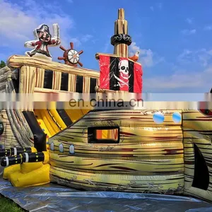 Giant Inflatable Corsair Jump and Slide Bounce House, Inflatable Bouncer House for Adult and Kids thumbnail-2