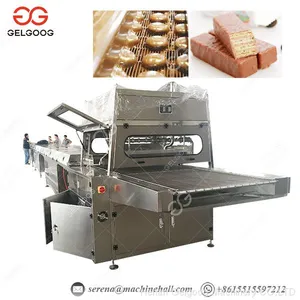 Automatic Stainless Steel Chocolate Coating Machine/Chocolate Enrober With Cooling Tunnel for Sale thumbnail-3