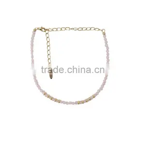DC03-18 2016 Hot Fashion Rope Necklace Natural Stone Bead Necklace thumbnail-5