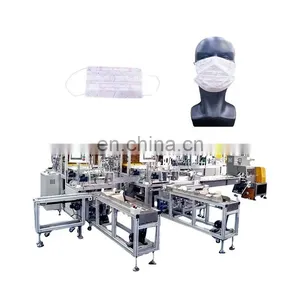 Fully Auto Face Mask Production Line With CCD Inspection System&Box Packing Function thumbnail-1