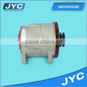 Car Alternator, 24v Small Alternator, Low Rpm ac Alternator Generator 24V*2groover*Double Feet110*right thumbnail-1