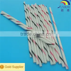 Round 250 Melting Point Polyester Spiral Wound Heat Shrinkable Tubing thumbnail-1