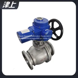 Common Switch Type Electric Ball Valve DN80 Electric Ball Valve Actuator thumbnail-3