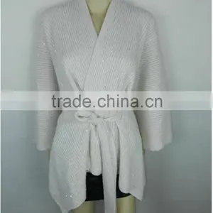 Ladies Women Fashion Blanket Office Cashmere Pashmina & Wool Knitted 2016 New Winter Warm Top Cape With Belt thumbnail-5