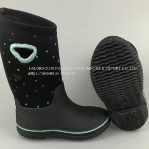 Neoprene Rain Boots,Cheap Lady Neoprene Boots, Neoprene Ladies Boots,Female Neoprene Shoes,Women Neoprene Boots thumbnail-2