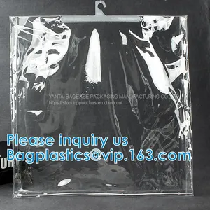 Multi-Purpose Water Resisitant Clear PVC Organizer Bag Pouch With Zipper Closure,Document File Bill Zipper Bag Pencil Pouch thumbnail-5