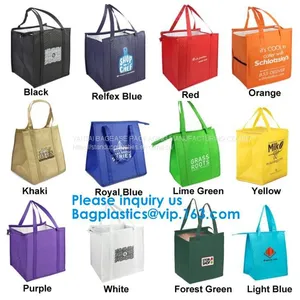 Polyester Wholesale Insulated Ice Wine Collapsible Ice Cream Lined Dry Lunch Aluminum Thermal Cooler Bag, Bagease thumbnail-5