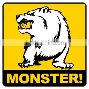 Cute Unique Warning Sticker/Cartoon Unique Warning Sticker thumbnail-1