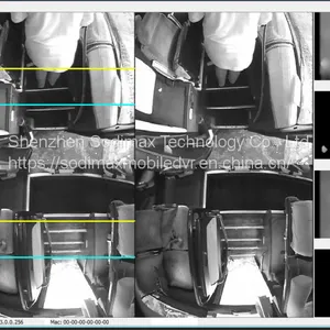 High Accuracy Linux System Bus Safety People Counter 3G GPS Public Traffic MDVR Passenger Counter thumbnail-4