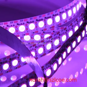 DC5V LC8813 144Leds Per Meter 5050 Addressable Full Color Digital Pixel RGB Led Pixel Strip thumbnail-2