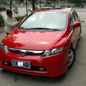Honda 2005-2008 Civic Retrofit Front Lip Rear Lip Side Skirt Automotive Supplies Modifications thumbnail-1