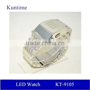 Wholesale Man Watch Vogue Stainless Steel Digital Watch thumbnail-4