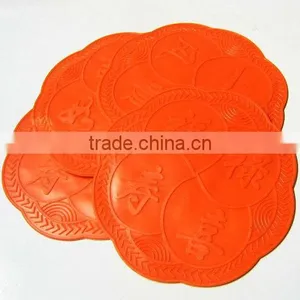 PVC Table Mat, Plastic Table Mat and Pads, PVC Emboss Placemats thumbnail-1