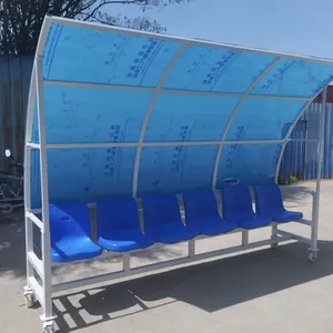 Leijun Sports Soccer Goal Weather Canopy - Sun-Proof Material, Durable Shade, Coach Rest Area thumbnail-1