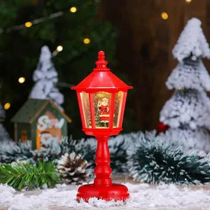Musical & Luminous Christmas Snowman Lamps - Tabletop Decorations for Holiday Scenes & Retail thumbnail-1