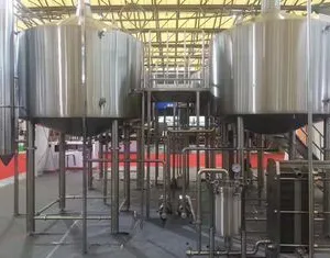 Touch Screen Large Home Brewing Equipment 2000L Sus304 Brewhouse Equipment thumbnail-4