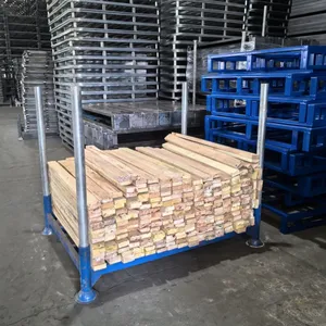 Galvanized Steel and Plastic Wood Pallets for Industrial Material Handling thumbnail-1