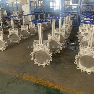 Lug Pneumatic Knife Gate Valve Slurry Knife Gate Valve 10 Inch 150LB Stainless Steel Knife Gate Valve thumbnail-4